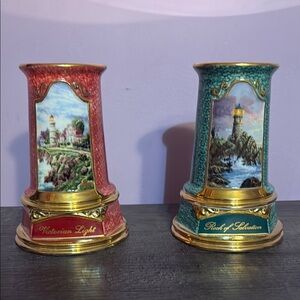 Victorian Light and Point of Salvation Candle Holders